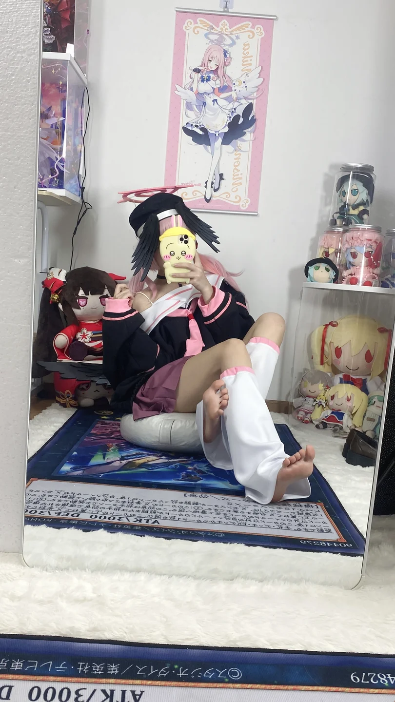 白栎Shirly - 蔚蓝档案·下江小春 [35P,7V-655MB] tg@simisebaisi 【丝足阁】010.webp